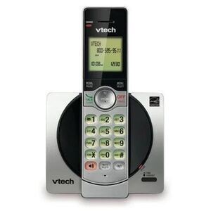 VTech DECT 6.0 Expandable Cordless Phone with Call Block, CS6919 (Silver & Black
